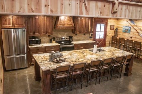 kitchen view from stairs