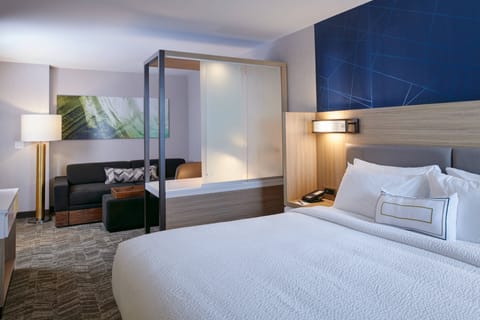 Suite, 1 King Bed, City View | Premium bedding, pillowtop beds, desk, laptop workspace
