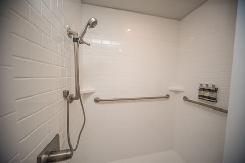 Room, 2 Queen Beds, Accessible | Bathroom | Separate tub and shower, designer toiletries, hair dryer, towels