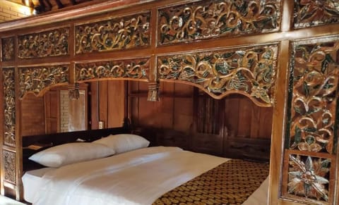 Desk, blackout drapes