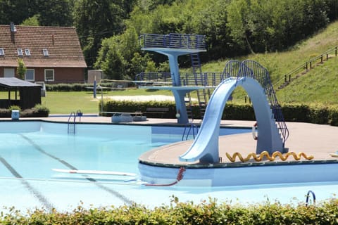 Indoor pool, seasonal outdoor pool, sun loungers