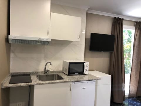 Standard Studio, 1 Bedroom, Terrace | Private kitchenette | Fridge