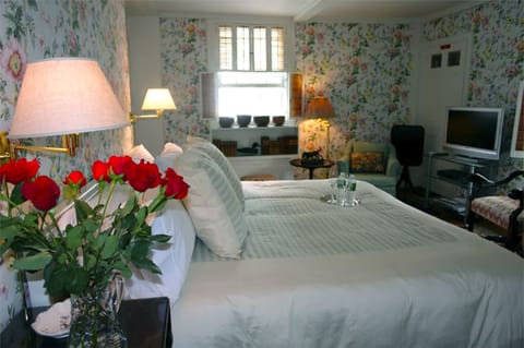 Charming Green Room Boutique B&B | Frette Italian sheets, premium bedding, down comforters