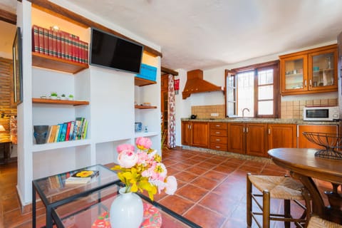 Enjoy the living room of this rural apartment in Mijas Pueblo