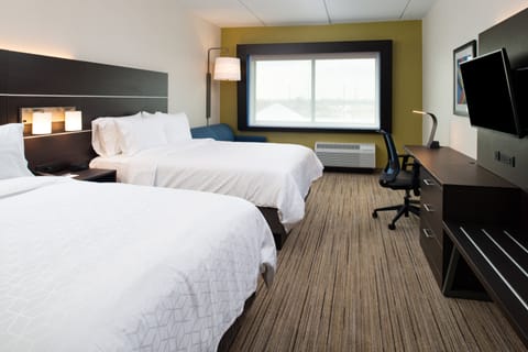 Suite, 2 Queen Beds, Accessible (Communications, Mobility) | In-room safe, desk, blackout drapes, cribs/infant beds