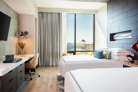 Room, 2 Queen Beds, Mountain View | Frette Italian sheets, premium bedding, down comforters, minibar