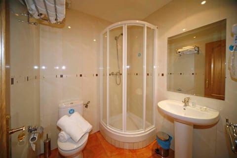 Double Room Single Use, Private Bathroom | Bathroom | Hair dryer, towels