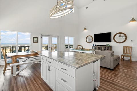 Salty Seahorse Kitchen Island