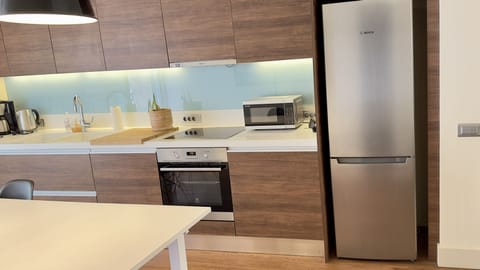 Luxury Apartment, 2 Bedrooms, 2 Bathrooms | Private kitchen | Full-size fridge, oven, stovetop, dishwasher