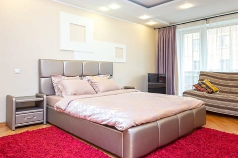 Economy Apartment (Internatsionalnaya 15) | Individually furnished, iron/ironing board, free WiFi, bed sheets