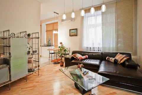 Superior Apartment (Internatsionalnaya, 17) | Living room | Flat-screen TV