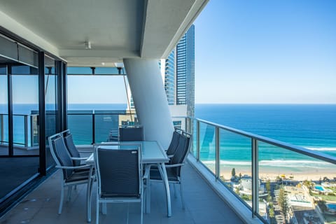 Sub Penthouse, 2 Bedrooms, Ocean Views | Living area | 55-inch flat-screen TV with digital channels, Netflix