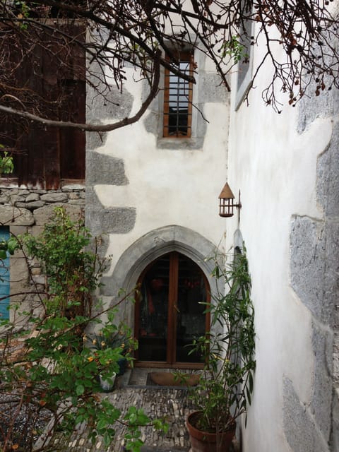 the entrance of the other part where monks used to live