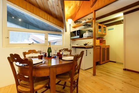Kitchen and dining area