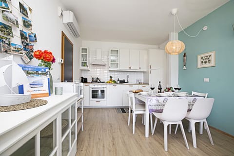 Kitchen and dining area