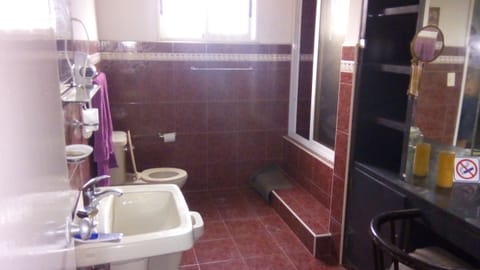 Apartment | Bathroom | Shower, bidet, towels, soap