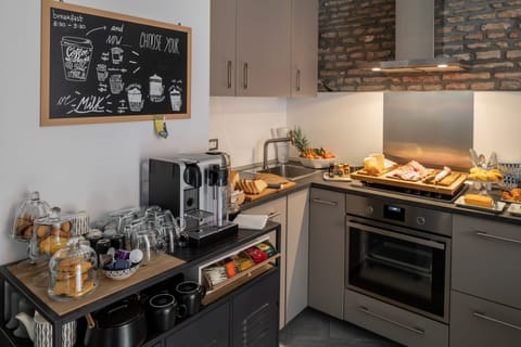 Daily buffet breakfast (EUR 12 per person)