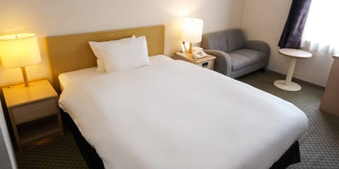 Down comforters, free WiFi, bed sheets