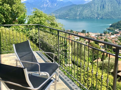 Your private lake view terrace with a view await at Lenno Villa Panoramica.