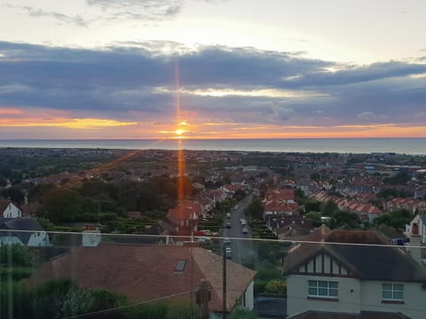 Beautiful sunset view | Hillside Retreat, Prestatyn