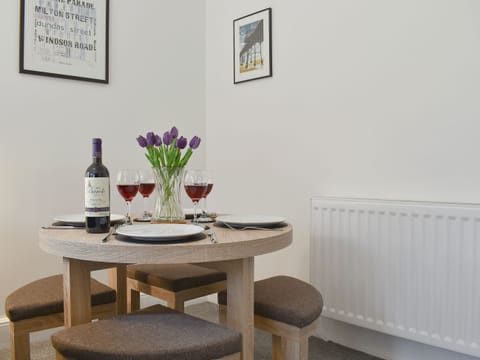 Charming dining area | The Old Police House - Bluelight Apartments, Saltburn-by-the-Sea