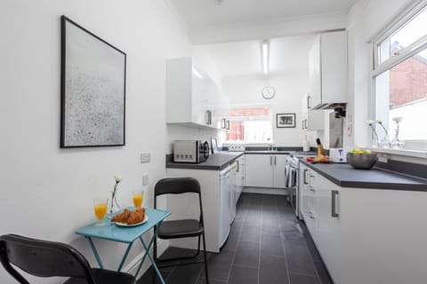 The Foxton House | Private kitchen | Fridge, electric kettle, toaster, highchair