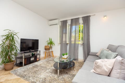 Comfort Apartment, Private Pool (2 Bedrooms) | Living area | Flat-screen TV