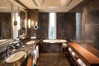 Presidential Suite, 1 King Bed (Matsu Suite, 1 Bedroom) | Bathroom | Separate tub and shower, deep soaking tub, hydromassage showerhead