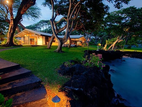 Exterior of property including dock and grounds