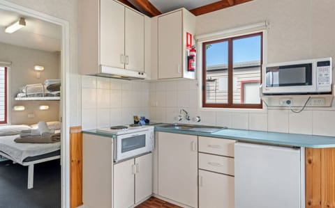 Standard 2 Bedroom Cabin - Sleeps 5 | Private kitchen | Fridge, microwave, stovetop, electric kettle