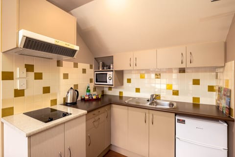 Premium Apartment, 1 Bedroom | Private kitchen | Fridge, microwave, stovetop, coffee/tea maker