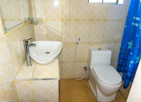 Standard Apartment, Mountain View | Bathroom | Shower, rainfall showerhead, slippers, towels