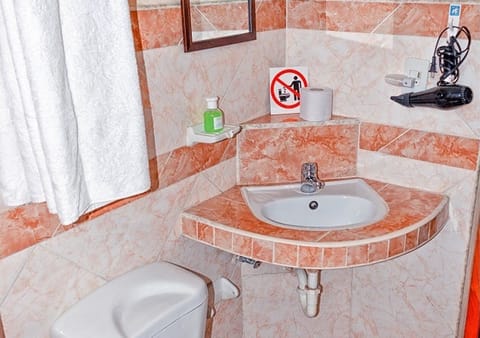 Comfort Triple Room | Bathroom | Shower, rainfall showerhead, free toiletries, hair dryer