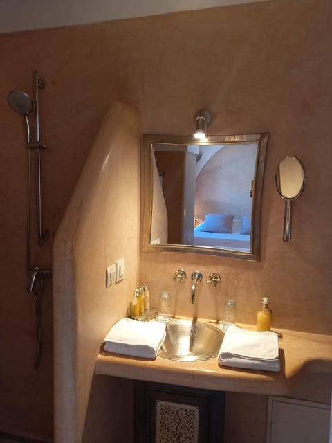 Standard Room (Maillechort) | Bathroom | Shower, free toiletries, hair dryer, towels