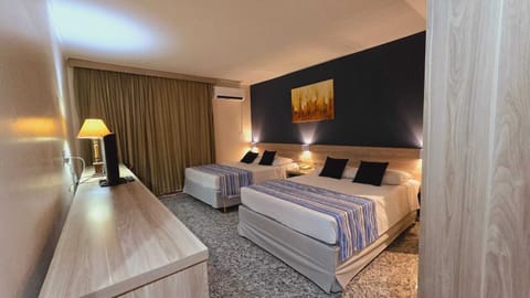 Executive Double Room, 2 Double Beds | Minibar, in-room safe, desk, free WiFi