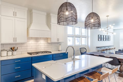 Kitchen View - This sleek, modern kitchen has all the best upgrades to make cooking a breeze!