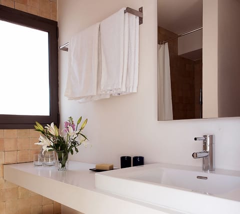 Deluxe Room | Bathroom | Free toiletries, hair dryer, towels, soap