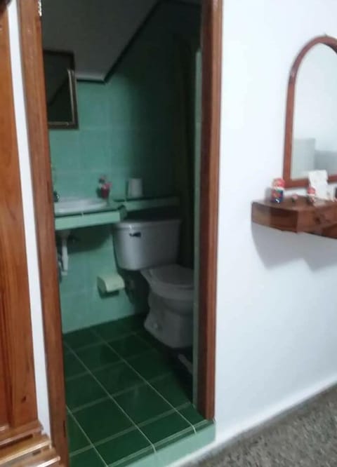 Double Room, 2 Double Beds | Bathroom | Shower, towels