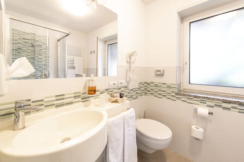 Standard Double or Twin Room, Balcony, Mountain View | Bathroom | Shower, free toiletries, hair dryer, towels