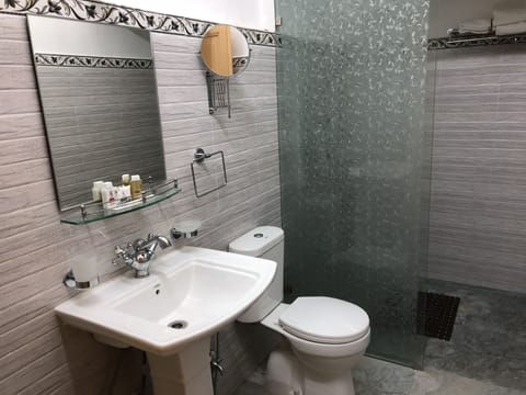 Royal Suite | Bathroom | Shower, rainfall showerhead, free toiletries, hair dryer