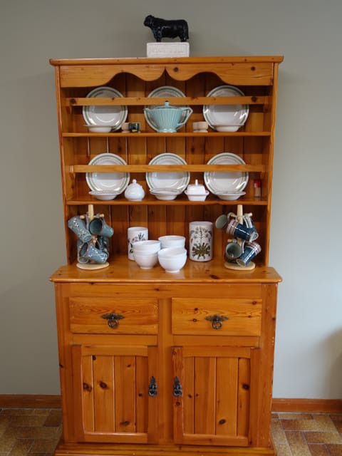 Traditional handmade kitchen dresser