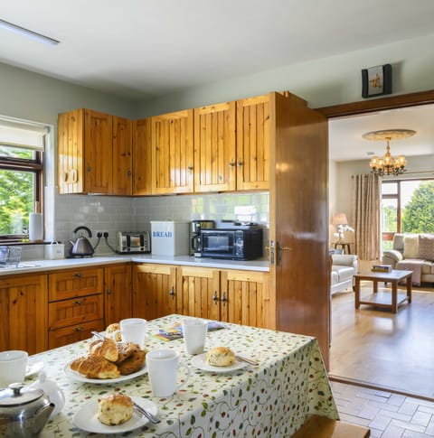 Kitchen looking towards the living room