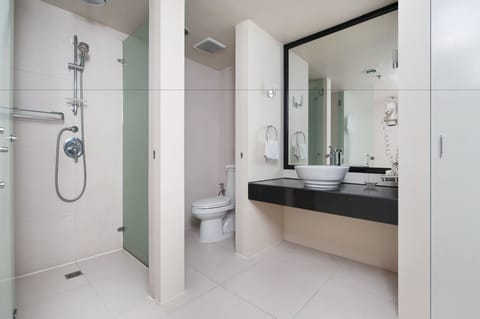 The Picasso Loft | Bathroom | Free toiletries, hair dryer, bidet, towels