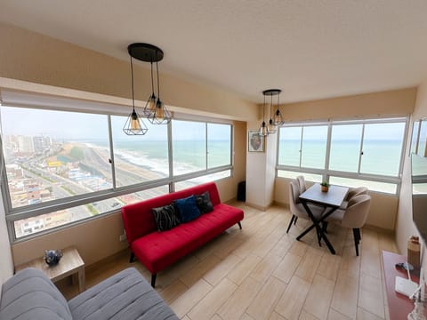 Exclusive Apartment, 3 Bedrooms, Ocean View | Living area | Flat-screen TV, Netflix
