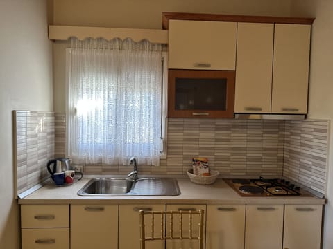 Family Suite, Balcony | Private kitchen | Fridge, stovetop, freezer, paper towels