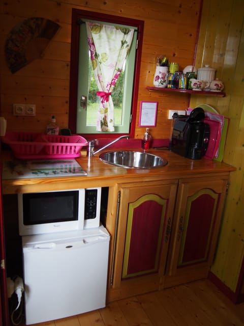 Cabin | Private kitchenette | Coffee/tea maker, electric kettle