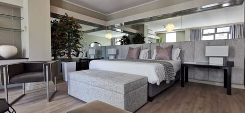 Premium bedding, down comforters, Select Comfort beds, minibar