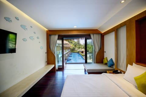 Deluxe Room, Pool View | View from room