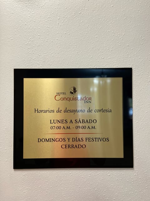 Free full breakfast on weekdays