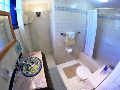 Comfort Room | Bathroom | Shower, rainfall showerhead, towels, soap